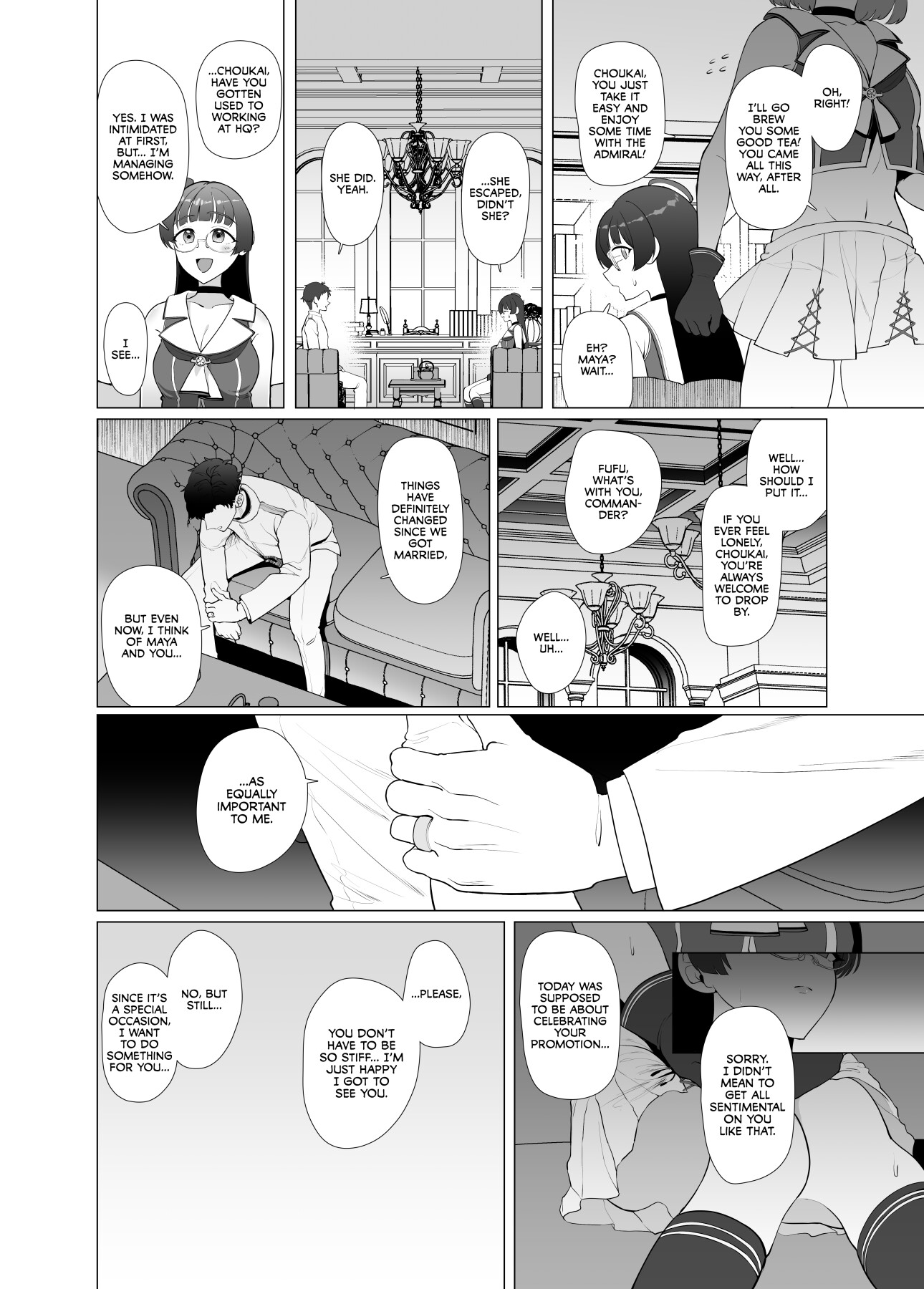 Hentai Manga Comic-The Day I Broke - The Story of Chokai's Secret Cheating with the Admiral Until She Gets Pregnant-Read-7